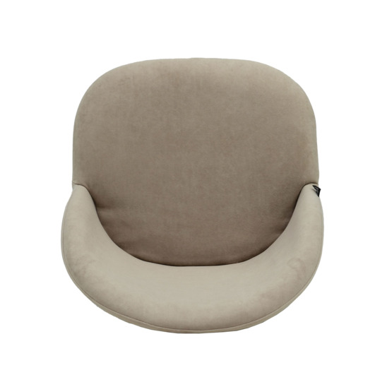 Solar chair, black legs, beige velour - photo 5