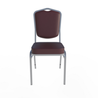 Product photo Chair Hit 20, eco-leather, brown, silver from the ChiedoCover company.