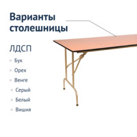 Product photo Table Leader 1, 900*600, beech, champagne from the ChiedoCover company.