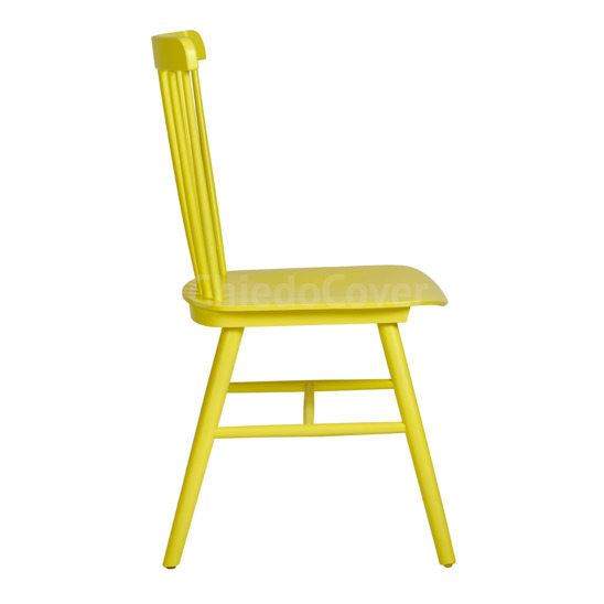 Tucker chair, yellow wooden - photo 3