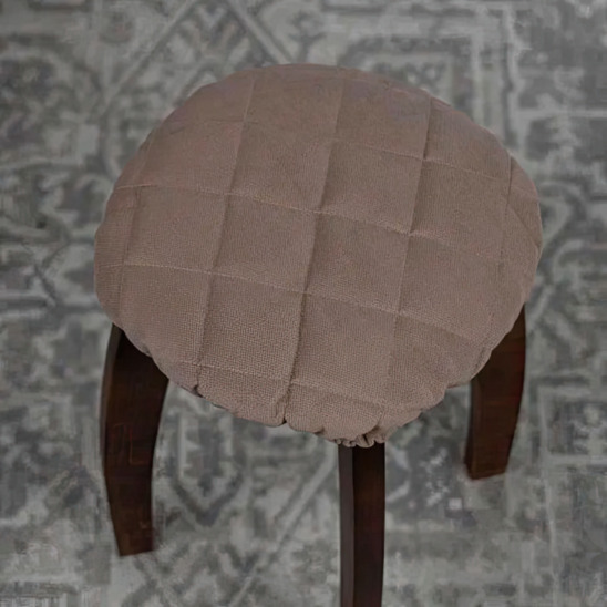 The stool cover is sealed, brown - photo 3