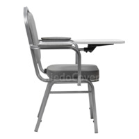 Product photo Hit 25 mm silver chair with armrests and music stand from the ChiedoCover company.