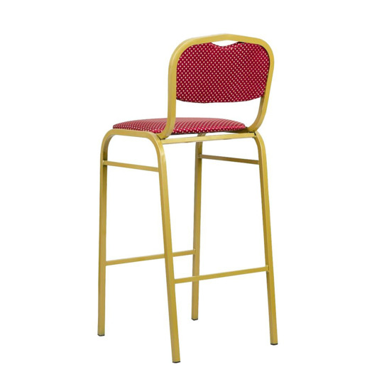 Bar stool Hit 20 mm, gold, red crown - photo 2