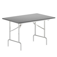 Product photo Leader table 1, 1500*800, white, grey, PVC edge from the manufacturer ChiedoCover, product picture, real product photo