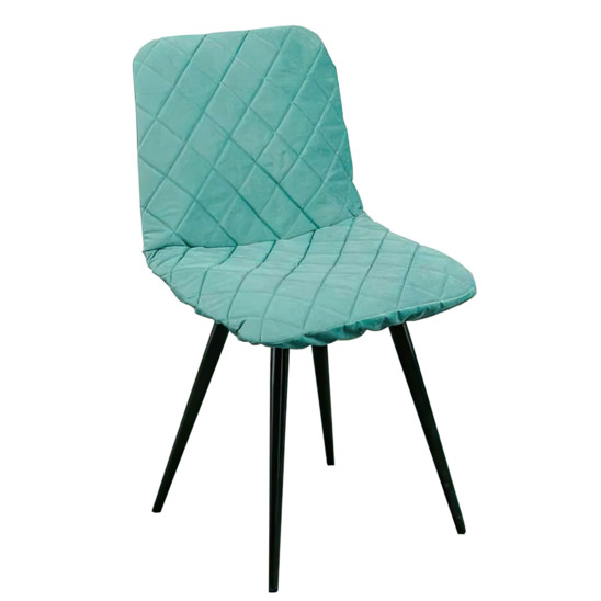 Chair cover with CHILLY backrest, turquoise - photo 1