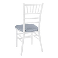 Product photo Chiavari chair cushion 01, 3 cm, grey from the ChiedoCover company.