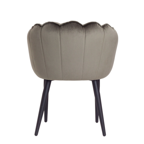 Tiffany chair, velour, grey - photo 5