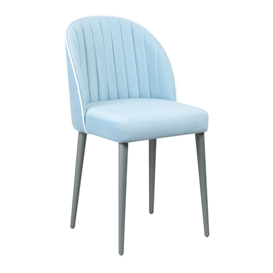 Tony's chair, blue, with high legs - photo 1