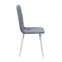 Product photo Olys chair, velour grey from the ChiedoCover company.