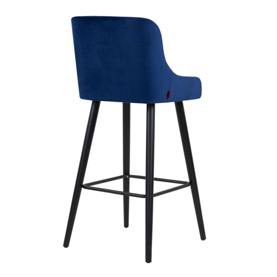 Mint bar stool, blue, without stitching - photo 4