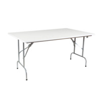 Product photo Table Leader 1, 900*600, white, silver, PVC edge, without bumpers from the manufacturer ChiedoCover, product picture, real product photo