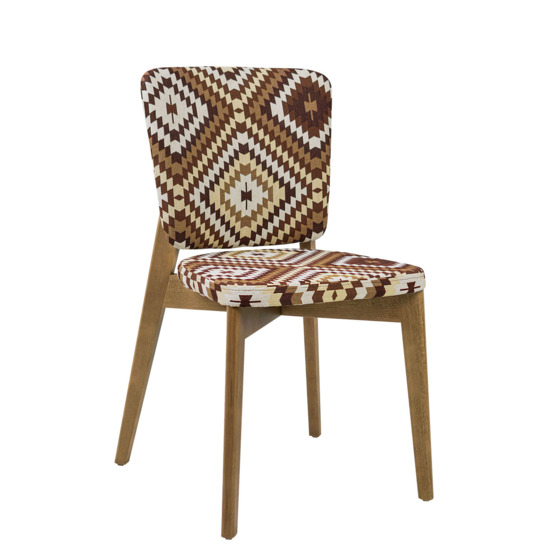 Safir chair, Bessarabia tapestry, light walnut - photo 1