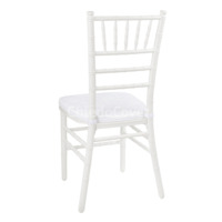 Product photo Chiavari chair cushion 01, 3 cm, with Velcro, richard 1346/010101 smooth white from the ChiedoCover company.