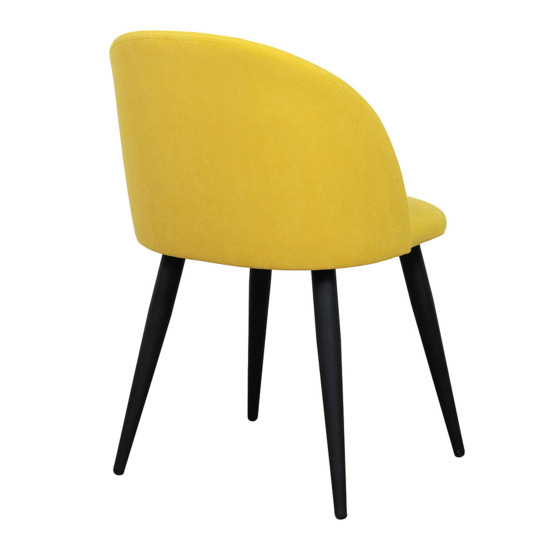 Solar chair, yellow, metallic legs - photo 4