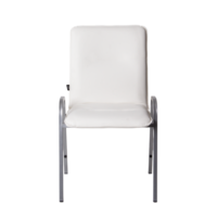 Product photo Rumba chair, Galaxy white leatherette, silver frame from the ChiedoCover company.