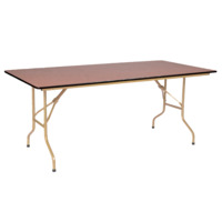 Product photo Table Leader 2, 1800x900, champagne, walnut from the manufacturer ChiedoCover, product picture, real product photo