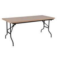 Product photo Table Leader 2, 1800x900, 26mm, dark beech, black from the manufacturer ChiedoCover, product picture, real product photo