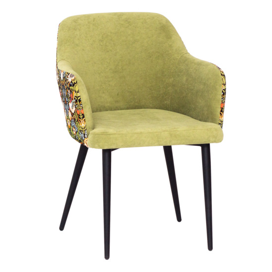 Tulip chair, tapestry, metal legs - photo 1