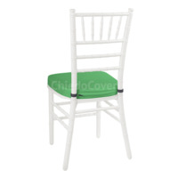 Product photo Chiavari chair cushion 01, 5 cm, green from the ChiedoCover company.