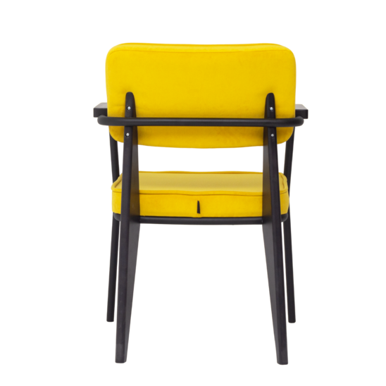 Mix chair, velour yellow - photo 4