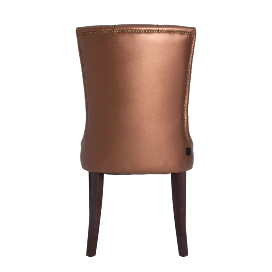 Harry's half-chair, Galaxy Bronze leatherette, beech legs - photo 4