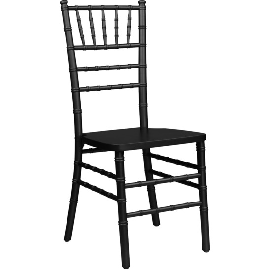 Chiavari chair, Black, wooden - photo 1