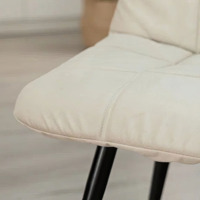 Product photo Chair cover with CHILLY backrest, large stitching, beige from the ChiedoCover company.