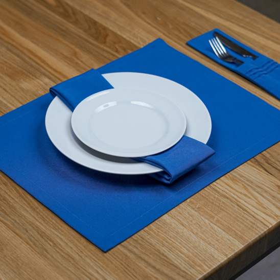 Placemat, gabardine blue - photo 7