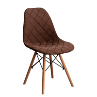 Product photo E06 chair cover for Eames, brown from the manufacturer ChiedoCover, product picture, real product photo