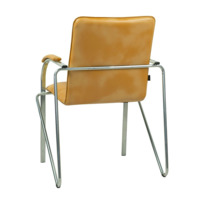 Product photo Samba M chair, orange, chrome frame from the ChiedoCover company.