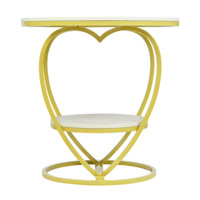 Product photo Valentine table, Marble Bilbao, gold from the ChiedoCover company.