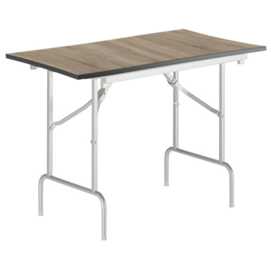 Table Leader 1, 1200x800, white, ash, PVC edge - photo 1