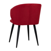 Product photo Mark chair, lingonberry, metal legs from the ChiedoCover company.