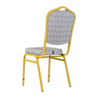 Product photo Chair Hit 20mm - gold, Zigzag grey from the ChiedoCover company.