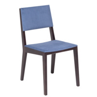 Product photo Laki chair, velour blue from the manufacturer ChiedoCover, product picture, real product photo