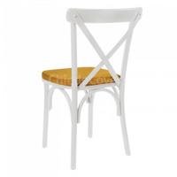 Product photo Crossback Chair cushion, yellow from the ChiedoCover company.