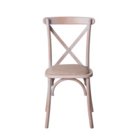 Product photo Crossback chair, bleached oak, with cushion from the ChiedoCover company.