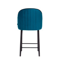 Product photo Semi-legendary Tony 680 chair, velour Imperia izumrud, Velutto 34, beech legs ,black stain from the ChiedoCover company.