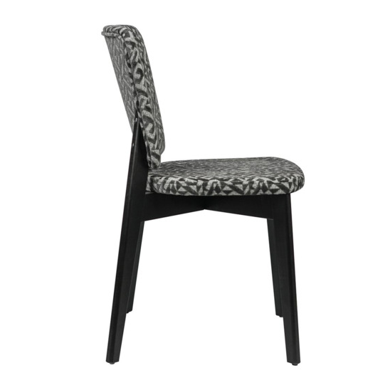 Safir chair, Elegancia/ black frame - photo 2