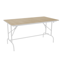 Product photo Leader 1 table with footrest 900x600, beige, white from the manufacturer ChiedoCover, product picture, real product photo