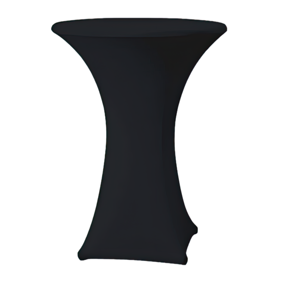 Table cover 05, D 80cm, H 110cm , black - photo 1