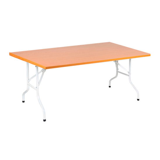 Leader 2 table, 2400*900, beech, white, PVC edge - photo 1