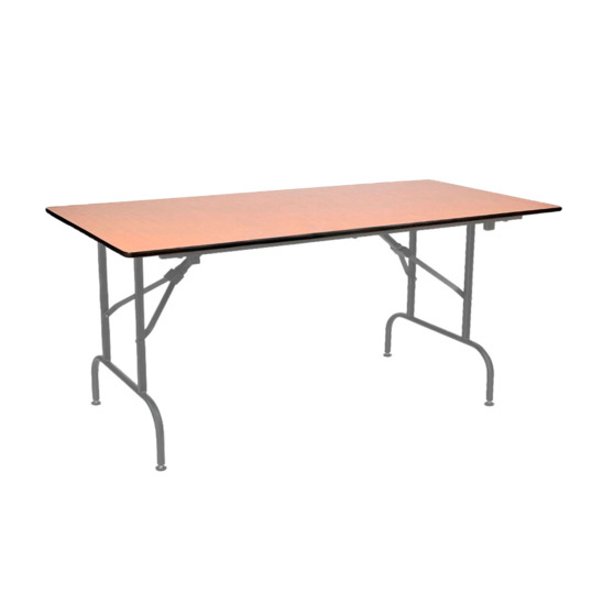 Table Leader 1, 1200x600, beech, silver, without bumpers - photo 1