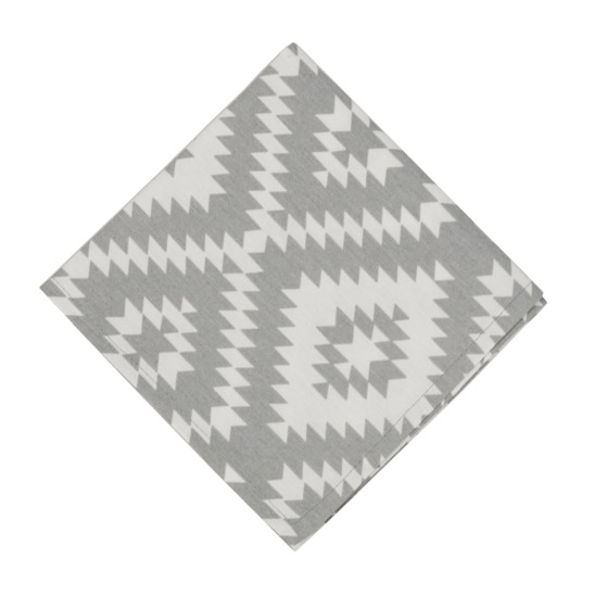 DUCK napkin, grey geometry - photo 1