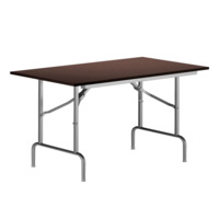 Product photo Table Leader 1, 1300x800, wenge, silver, PVC edge, without bumpers from the manufacturer ChiedoCover, product picture, real product photo