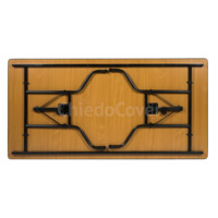 Product photo Table Leader 2, 1800x900, beech, black from the ChiedoCover company.