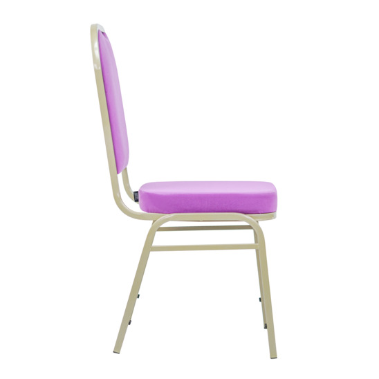 Boston chair 20 mm, velour Velutto 41 lilac, champagne - photo 2