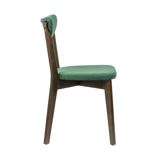 Ruby chair, green velour - photo 2