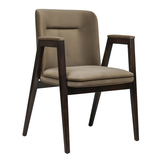 Bali chair, velour selesta 08, wenge - photo 1