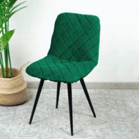 Product photo Chair cover with CHILLY backrest, green from the ChiedoCover company.